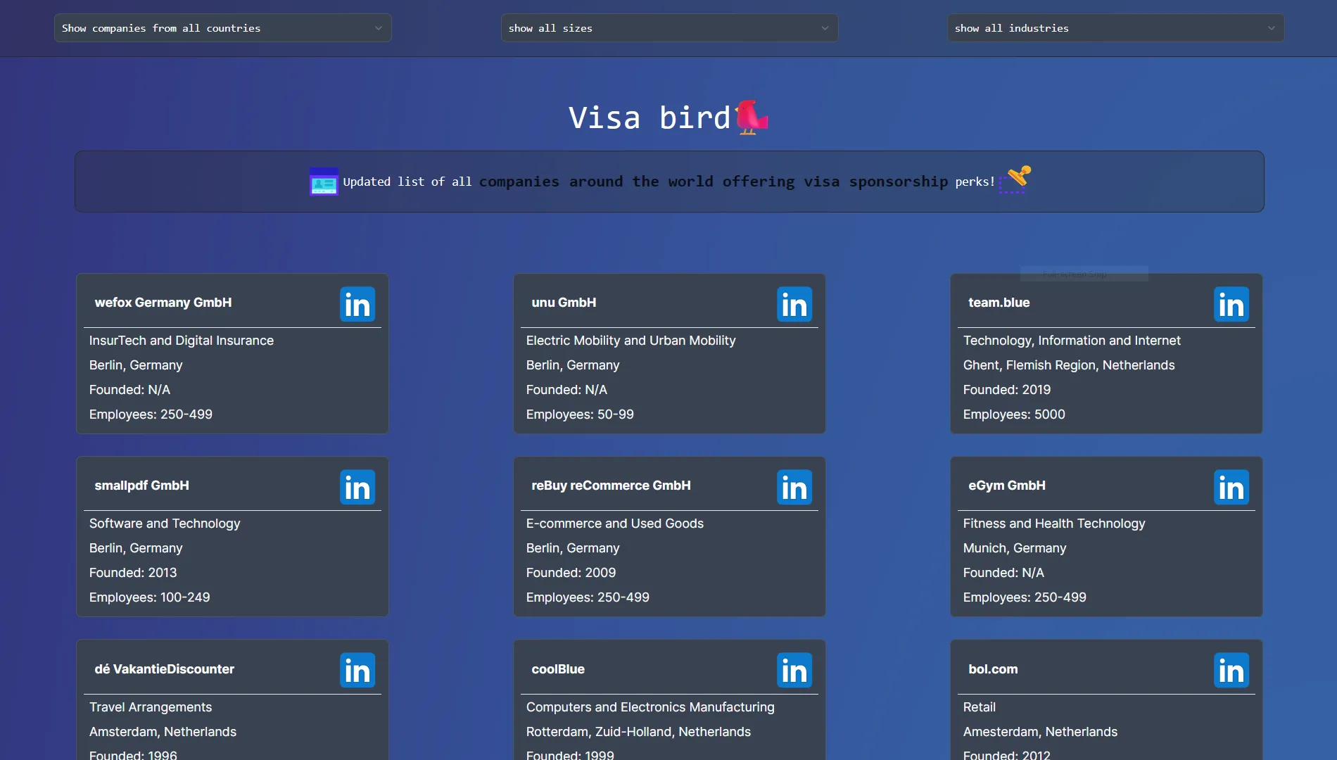 Visabird